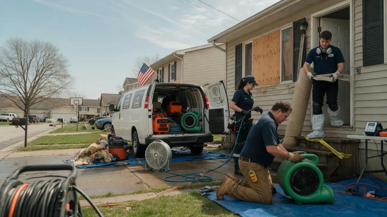 Water Damage Restoration in Tipton, IA near me